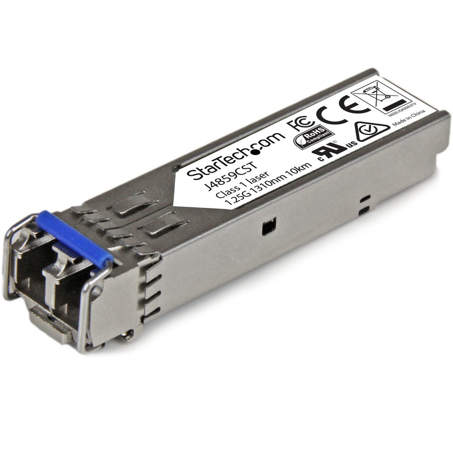 StarTech.com HPE J4859C Compatible SFP Module - 1000BASE-LX - 1GbE SMF/MMF Transceiver 10km