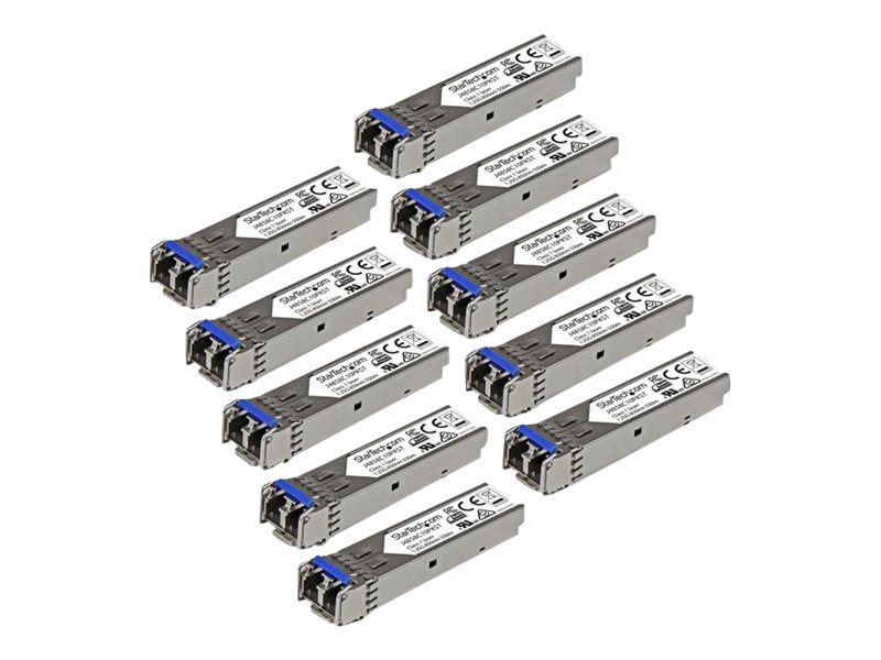 StarTech.com 10pack HPE J4859C Compatible SFP 1GbE SMF/MMF Transceiver 10km