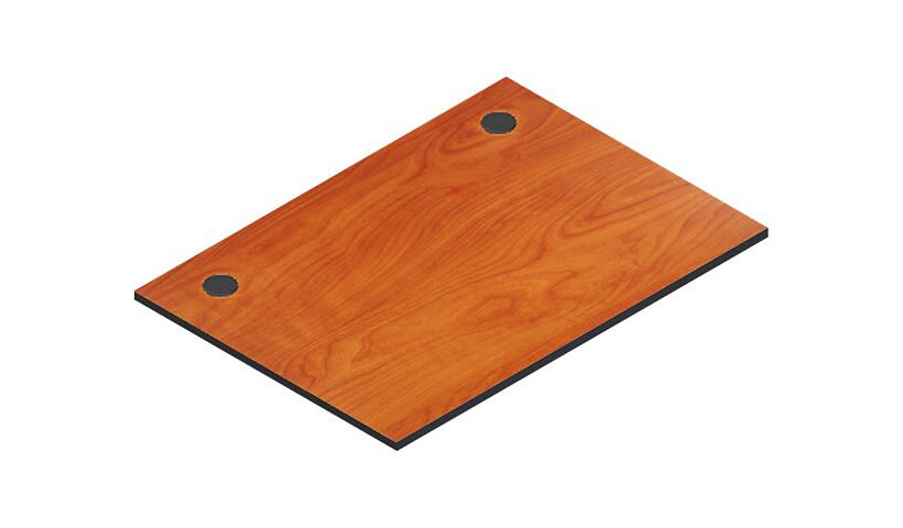 Spectrum IMC Double Worksurface - table top element - rectangular - cherry