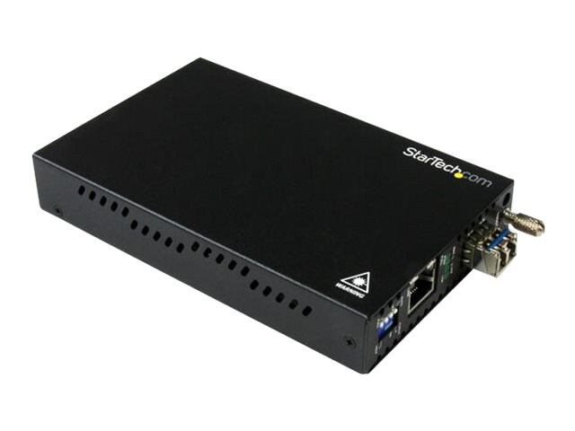 StarTech.com Gigabit Ethernet Copper-to-Fiber Media Converter - SM LC 20 km