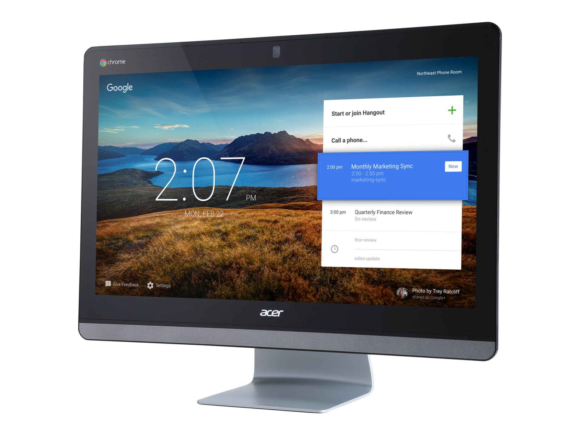 Acer Chromebase CA24I - all-in-one - Celeron 3215U 1.7 GHz - 4 GB - SSD 16