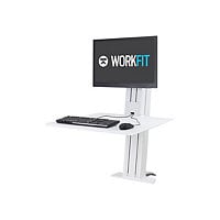 Ergotron WorkFit-SR Rear Mount Single Sit-Stand Workstation - mounting kit