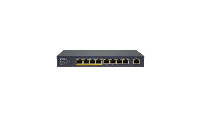 Amer SD4P4U - switch - 9 ports - unmanaged