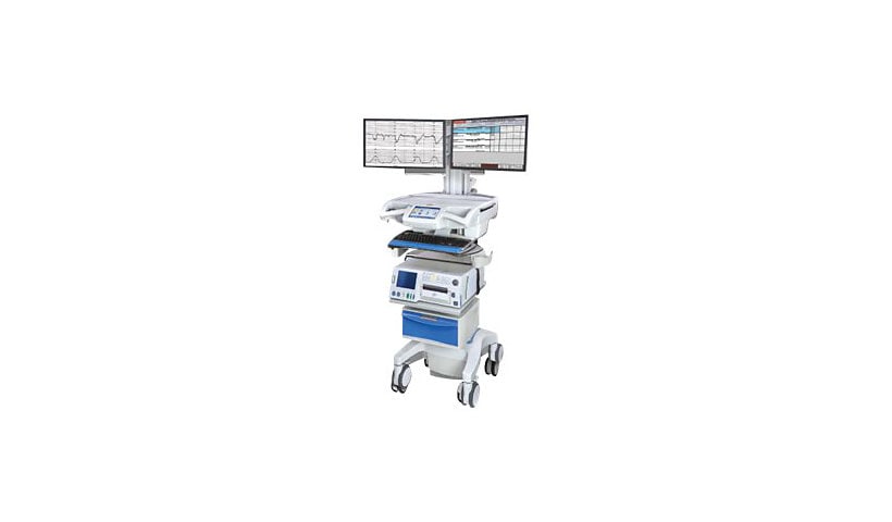 Capsa Healthcare CareLink Fetal Monitoring Cart - cart - for 2 monitors / C
