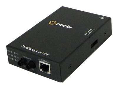 Perle S-110-S2ST20-XT - fiber media converter - Ethernet, Fast Ethernet