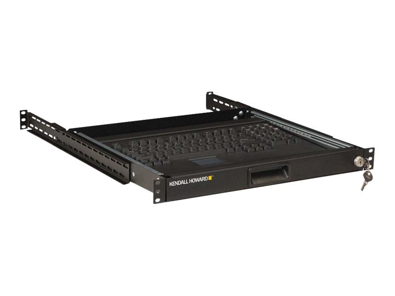 Kendall Howard 4-Post - keyboard - QWERTY - black powder coat