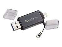 Verbatim Store 'n' Go Dual USB Flash Drive for Lightning Devices - USB flash drive - 64 GB