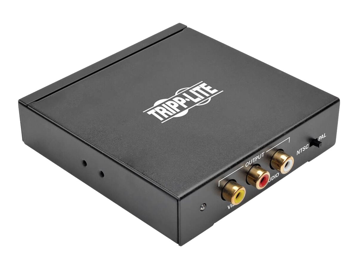 Tripp Lite HDMI to Composite Video with Audio Converter - video converter - black - P130-000-COMP - Audio & Cables - CDW.com