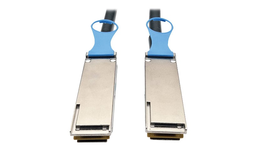 Eaton Tripp Lite Series QSFP28 to QSFP28 100GbE Passive DAC Copper InfiniBand Cable (M/M), 0.5 m (20 in.) - InfiniBand