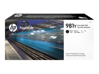 Thumbnail 2 of 20 for HP 981Y (L0R16A) Original Extra High Yield Page Wide Ink Cartridge - Black - 1 Each