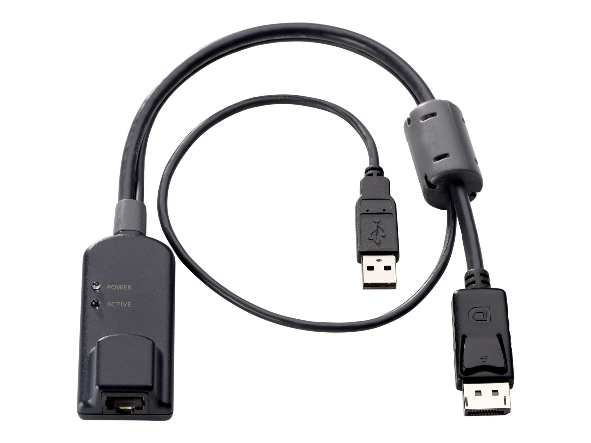 HPE KVM Console USB/DisplayPort Interface Adapter - video / USB adapter