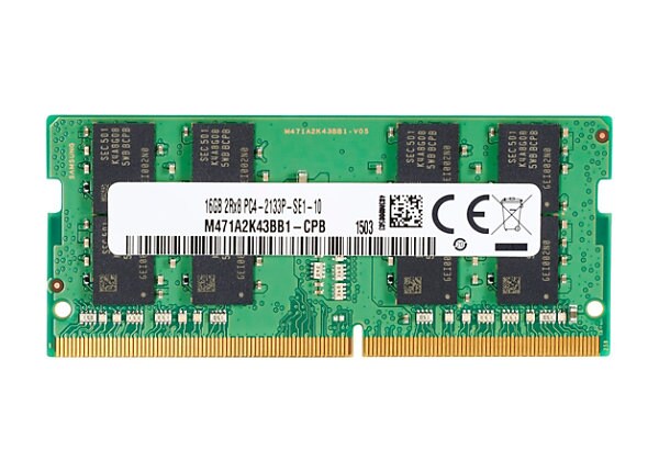 HP - DDR4 - 16 GB - DIMM 288-pin - registered