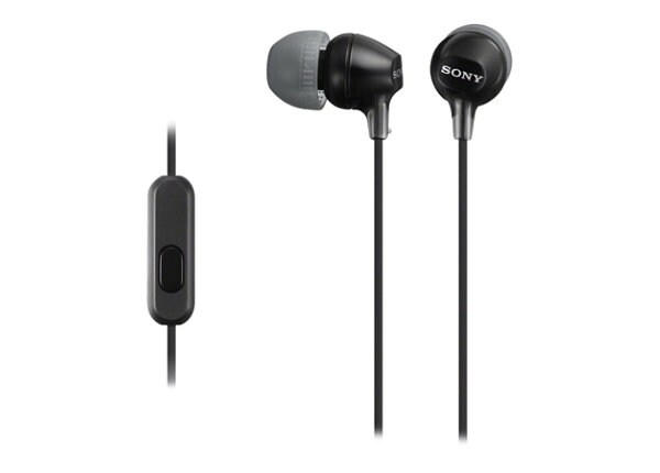 Sony MDR-EX15AP/B - earphones with mic