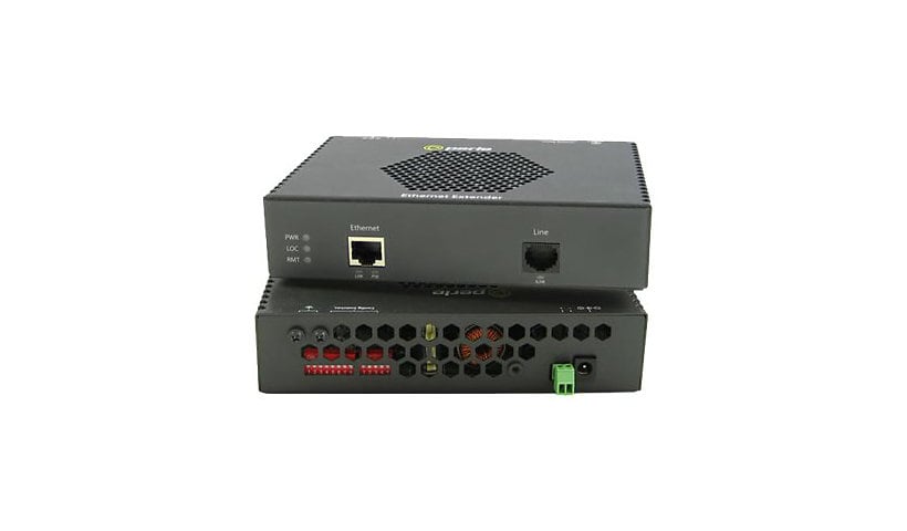 Perle Gigabit Ethernet PoE Ethernet Extender Kit eXP-1S1110-RJ - network extender - 10Mb LAN, 100Mb LAN, GigE, Ethernet