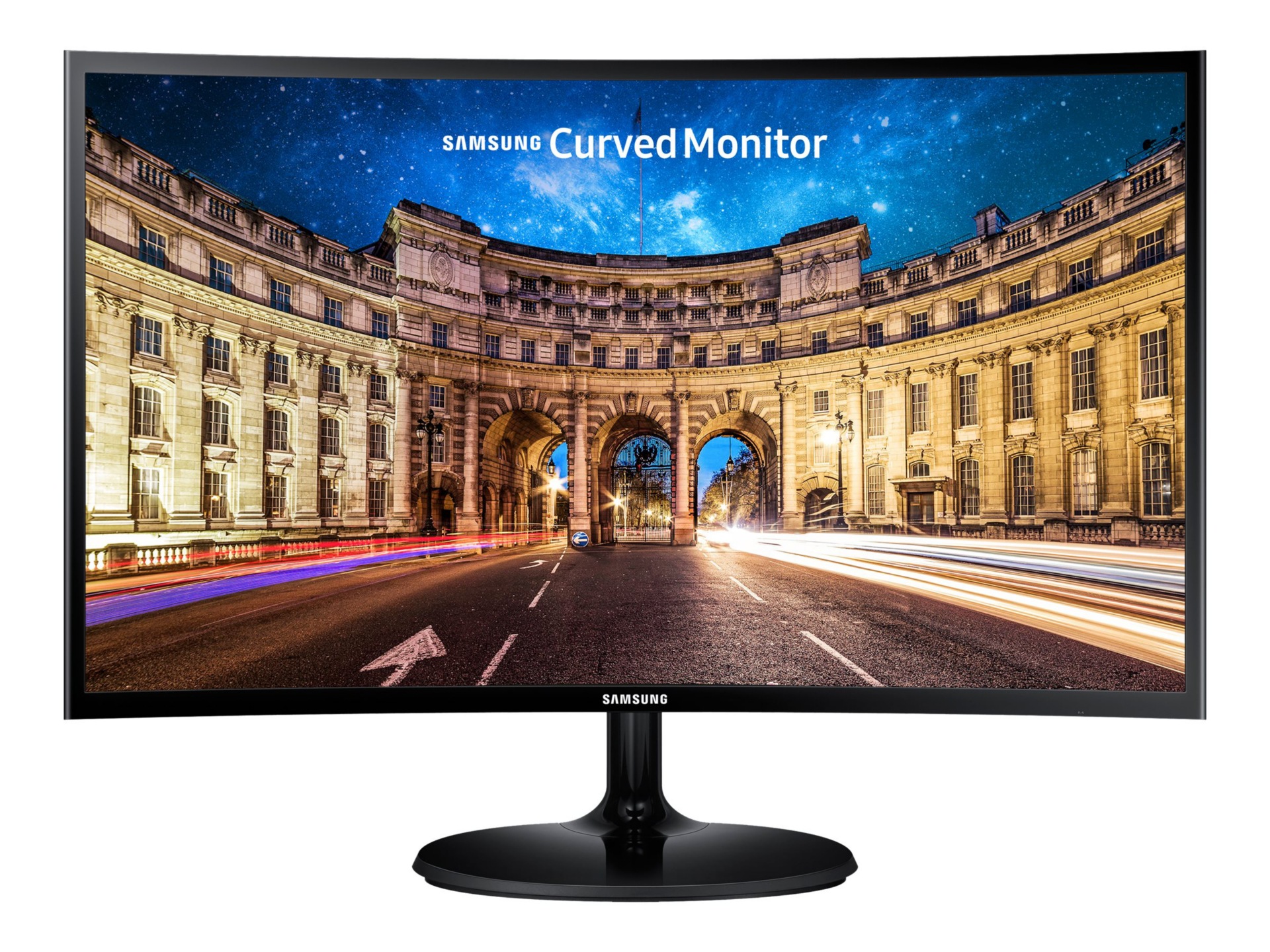 Samsung C24F390FHN - CF390 Series - LED monitor - curved - Full HD (1080p) - 24"