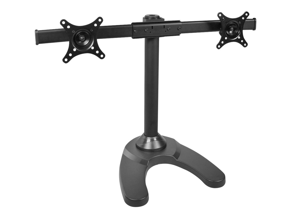SIIG Dual Monitor Desk Stand stand - for 2 LCD displays - black