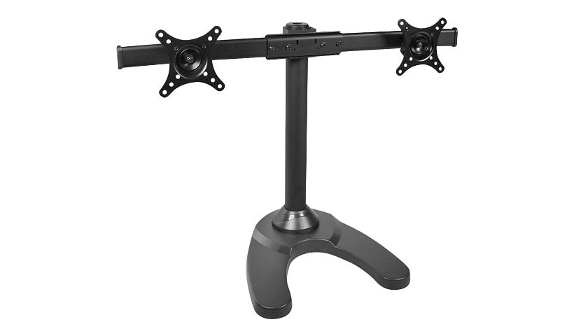 SIIG Dual Monitor Desk Stand stand - for 2 LCD displays - black