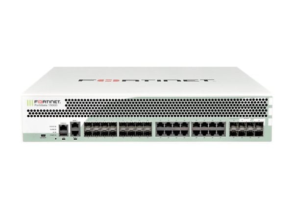 Fortinet FortiGate 1500D - security appliance - with 1 year FortiCare 24x7 Enterprise Bundle