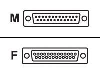 Thumbnail 2 of 2 for Black Box - serial / parallel extension cable - DB-25 to DB-25 - 15 ft