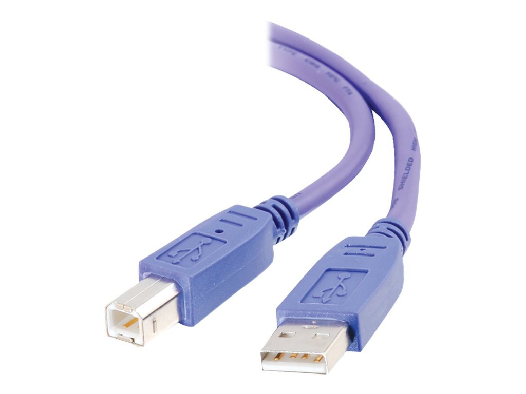 C2G - USB cable - USB to USB Type B - 10 ft
