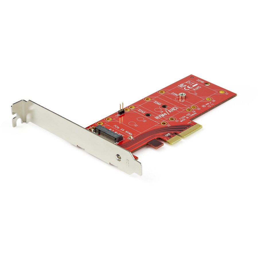 StarTech.com M.2 Adapter - x4 PCIe 3,0 NVMe - Low Profile and Full