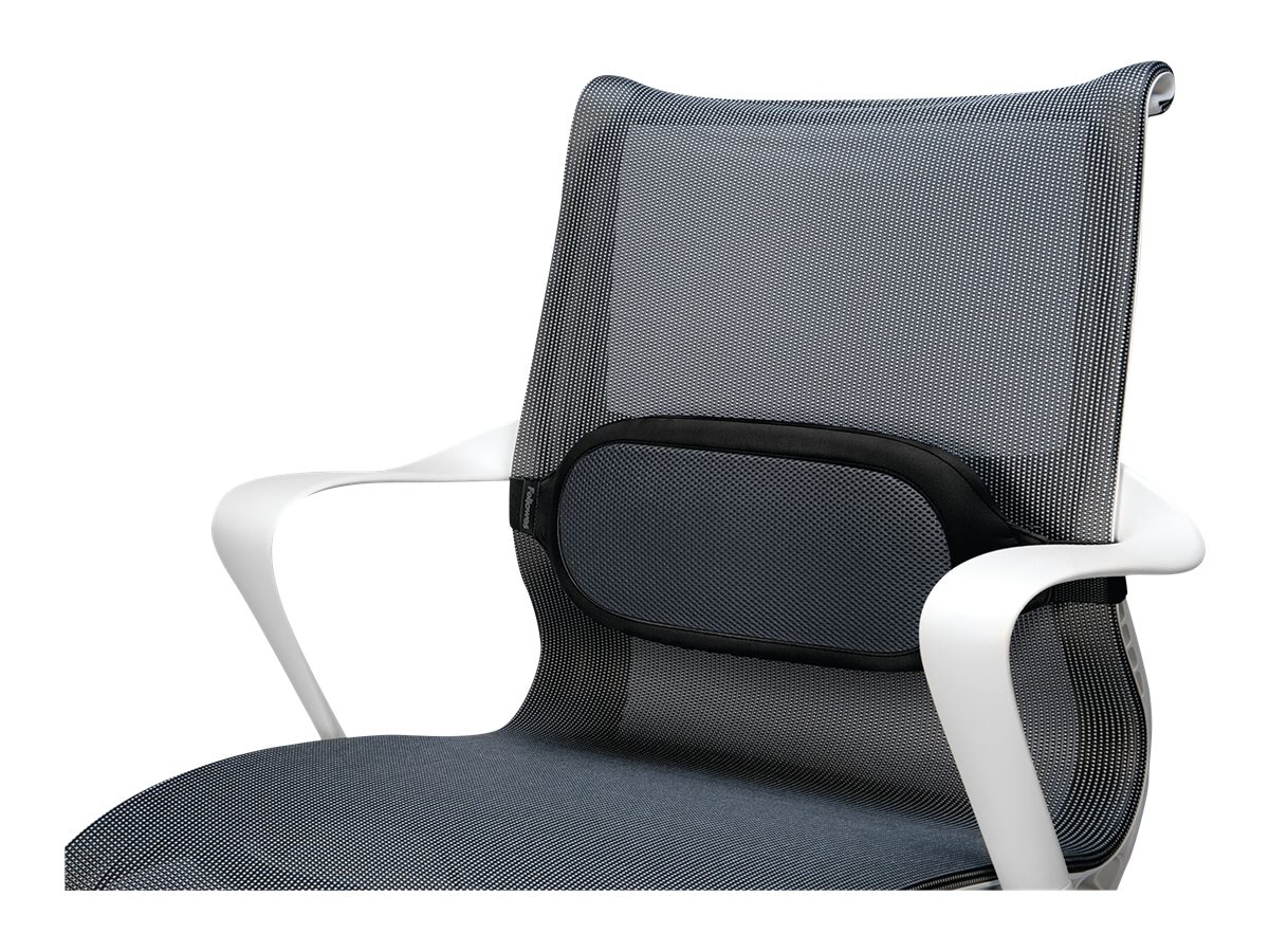 Fellowes I-Spire Lumbar Cushion - back support - black/gray