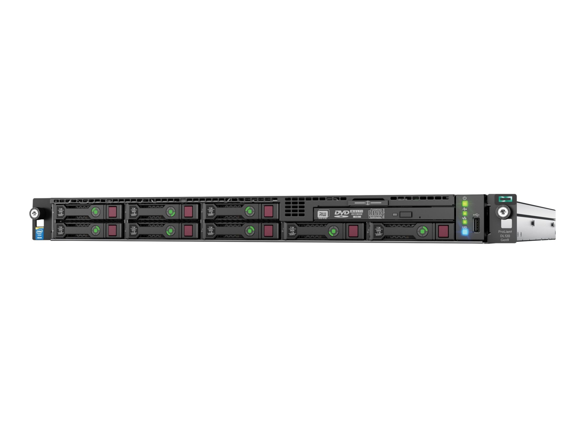 HPE ProLiant DL120 Gen9 - rack-mountable - Xeon E5-2620V4 2.1 GHz - 8 GB