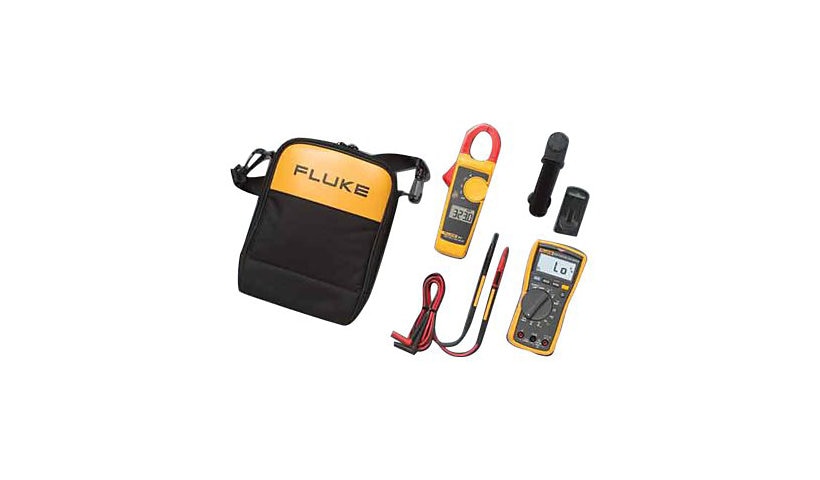 Fluke 117/323 Electricians Multimeter Combo Kit - network tester kit