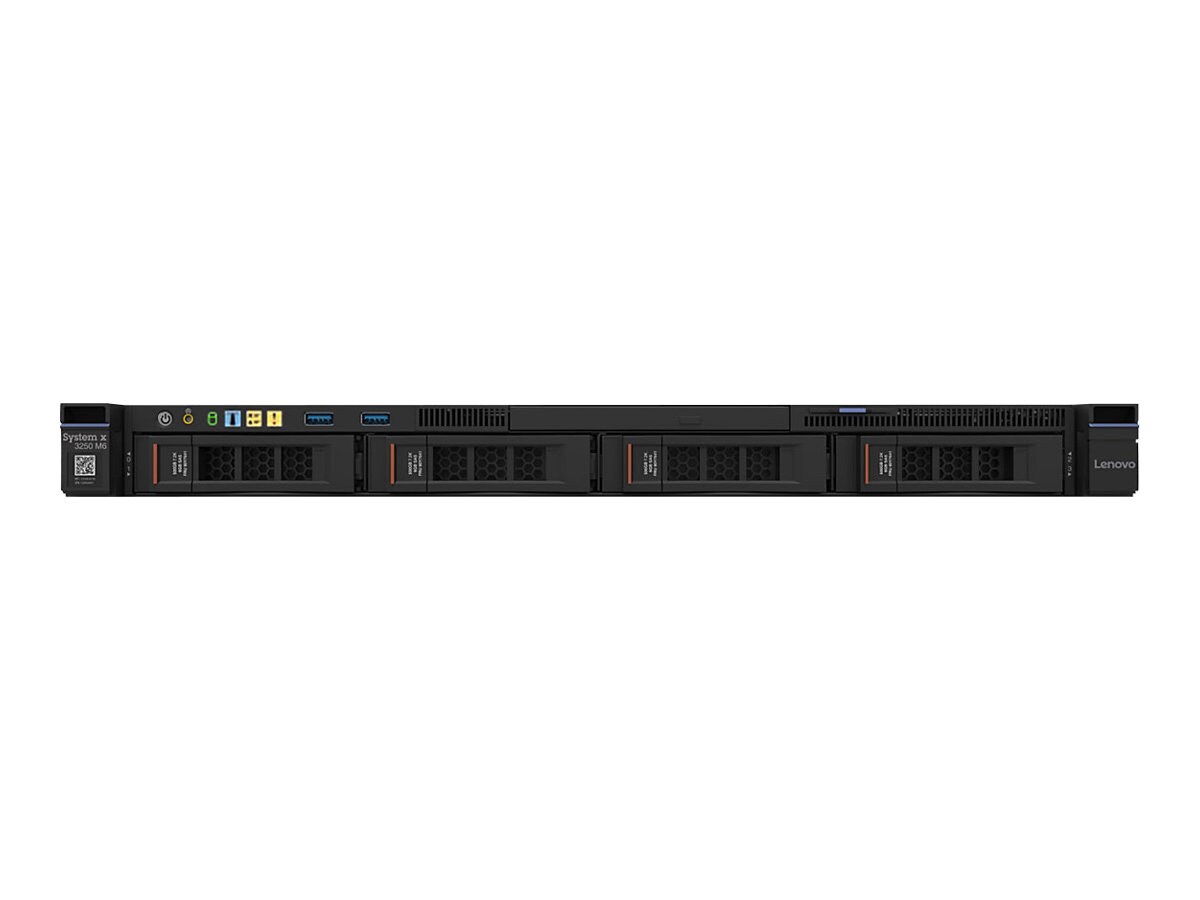 Lenovo System x3250 M6 - rack-mountable - Xeon E3-1240V5 3.5 GHz - 16 GB - 0 GB