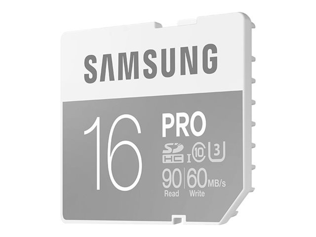 Samsung Pro MB-SG16E - flash memory card - 16 GB - SDHC UHS-I