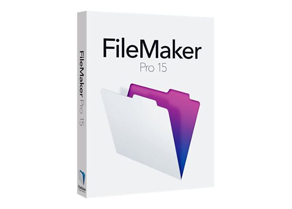 FileMaker Pro (v. 15) - box pack (upgrade) - 1 user
