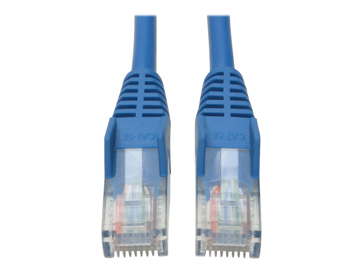 Tripp Lite 5ft Cat5e / Cat5 Snagless Molded Patch Cable RJ45 M/M Blue 5' - patch cable - 5 ft - blue