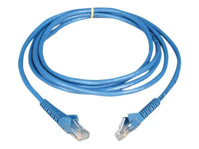 Thumbnail 2 of 2 for Eaton Tripp Lite Series Cat6 Gigabit Snagless Molded (UTP) Ethernet Cable (RJ45 M/M), PoE, Blue, 10 ft. (3.05 m) - patch