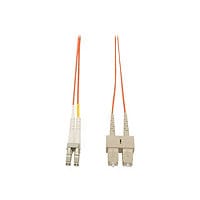 Eaton Tripp Lite Series Duplex Multimode 62.5/125 Fiber Patch Cable (LC/SC), 1M (3 ft.) - patch cable - 1 m