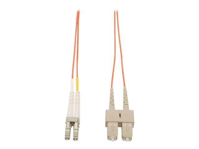 Thumbnail 2 of 2 for Eaton Tripp Lite Series Duplex Multimode 62.5/125 Fiber Patch Cable (LC/SC), 1M (3 ft.) - patch cable - 1 m