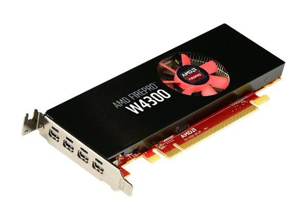 AMD FirePro W4300 - graphics card - FirePro W4300 - 4 GB
