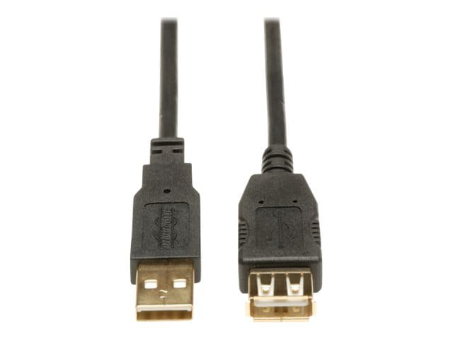 Tripp 6ft USB 2.0 Hi-Speed Extension Cable Shielded A Male Female 6' USB extension cable - USB to USB - 6 ft - U024-006 USB Cables - CDW.com