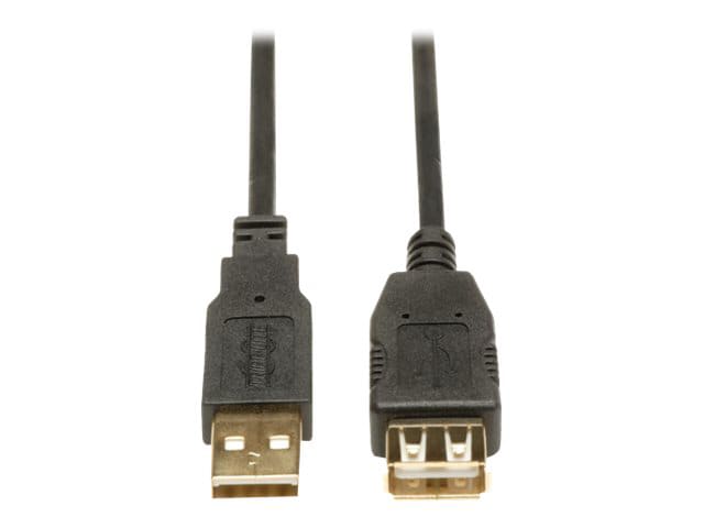 Tripp Lite 10ft USB 2.0 Hi-Speed Extension Cable Shielded A Male / Female 10' - USB cable - USB to USB - 10 ft