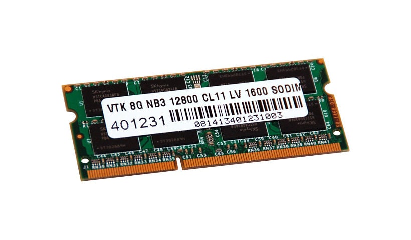 VisionTek - DDR3 - module - 8 GB - SO-DIMM 204-pin - 1600 MHz / PC3-12800 - unbuffered