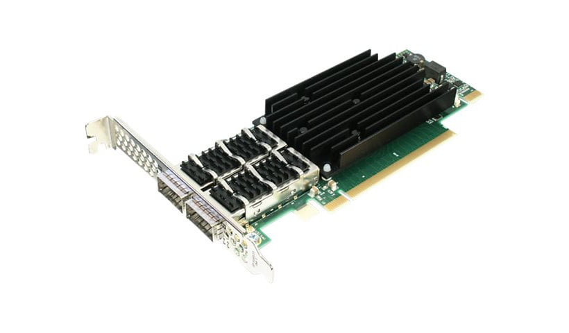 Solarflare Flareon Ultra SFN8542-PLUS - network adapter - PCIe 3.1 x16 - 40 Gigabit QSFP+ x 2
