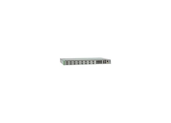 Allied Telesis AT FS970M/16F8-LC - switch - 16 ports - managed - rack-mountable