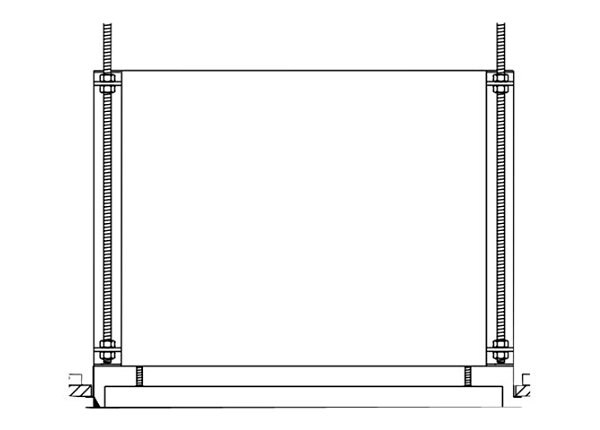 Draper LCD Lift B (110 V) - mounting kit