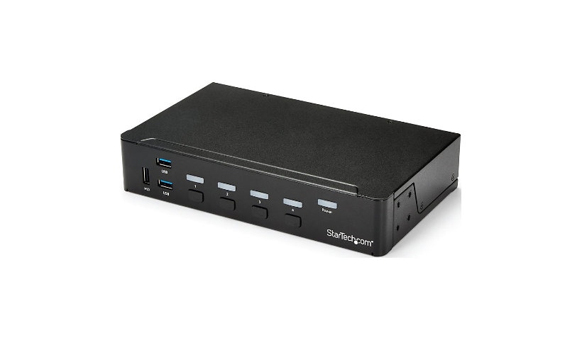 StarTech.com 4 Port HDMI KVM Switch With Built-in USB 3.0 Hub - 1080p
