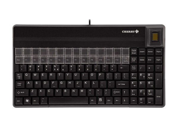 CHERRY SPOS Biometric - keyboard - US - black