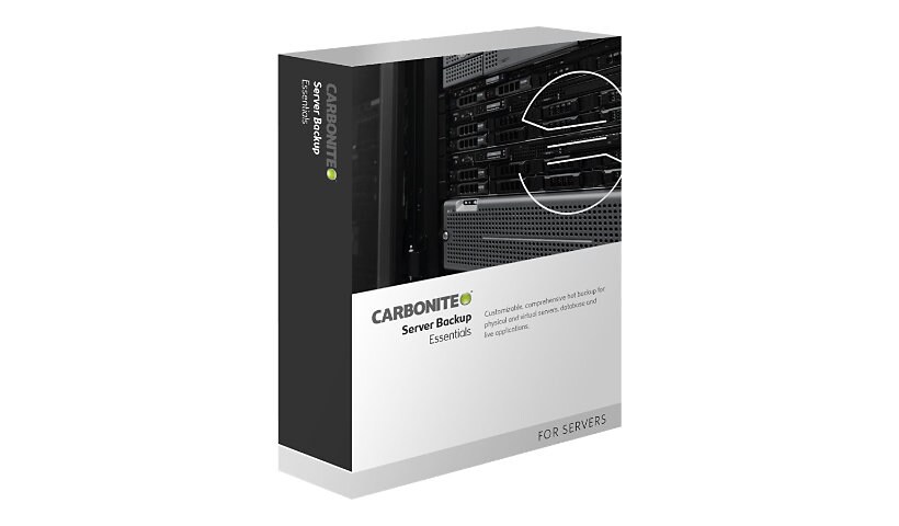 Carbonite Server Essentials - subscription license renewal (1 year) - unlim