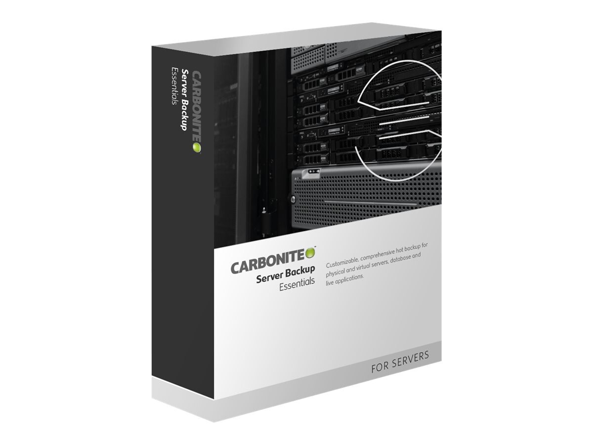 Carbonite Server Essentials - subscription license renewal (2 years) - unli