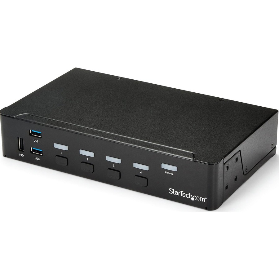 StarTech.com 4 Port HDMI KVM - HDMI KVM Switch - 1080p - USB 3.0 & Audio Support - KVM Video Switch , TAA