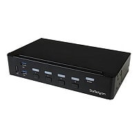 StarTech.com 4 Port HDMI KVM Switch With Built-in USB 3.0 Hub - 1080p