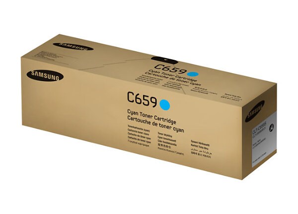 Samsung CLT-C659S - cyan - original - toner cartridge