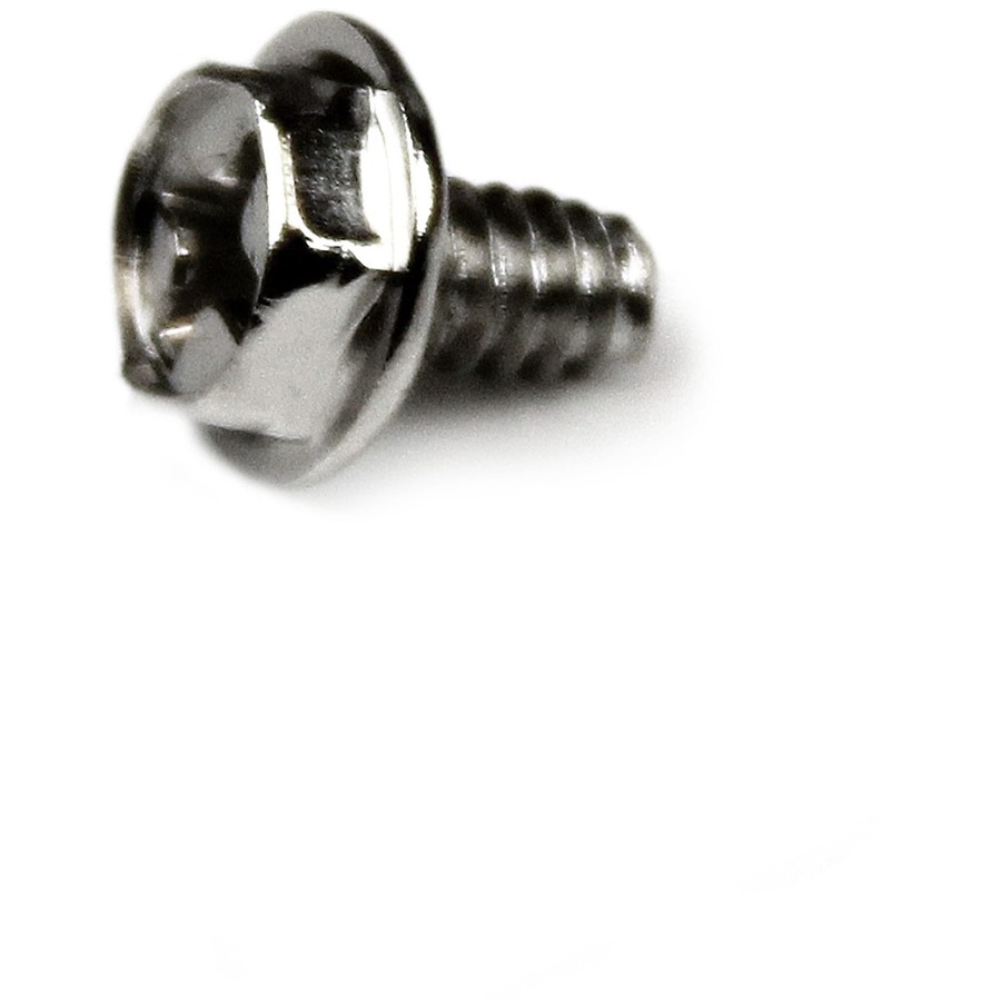 Thumbnail 2 of 3 for StarTech.com Replacement PC Mounting Screws #6-32 x 1/4in Long Standoff - Screw kit - silver - 0.2 in (pack of 50) , TAA